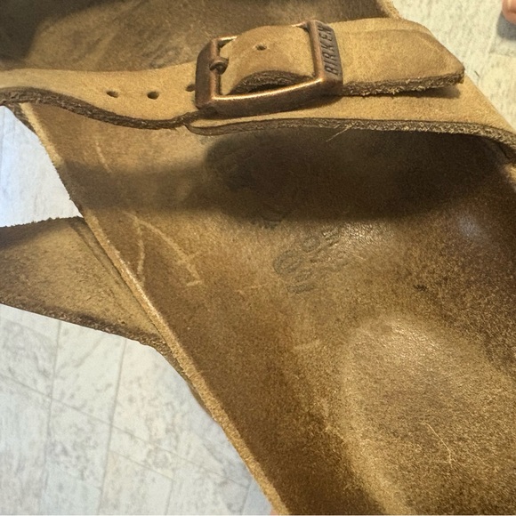 Birkenstock Brown Leather Footbed - Picture 8 of 8